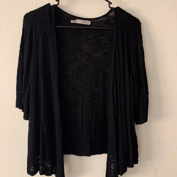 Maurices Sweaters - Black Drape Cardigan Maurices Sweaters - Black Drape Cardigan